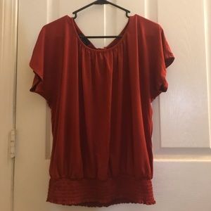 Ab studio maroon shirt